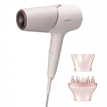 Fén na vlasy Philips BHD530/00 2300 W, 6 rýchlostí/6 teplotných nastavení, ionický, Cool Shot, difúzor a koncentrátor, ružová