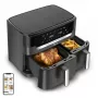 Tefal Easy Fry Dual XXL EY942HE0 fritéza dvojitá 11 L stojanová 2020 W teplovzdušná fritéza sivá