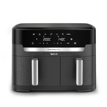 Tefal Easy Fry Dual XXL EY942HE0 fritéza dvojitá 11 L stojanová 2020 W teplovzdušná fritéza sivá