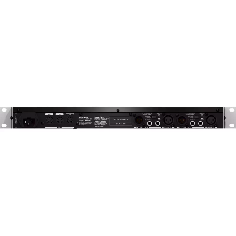Efektový procesor Behringer FX2000 44,5 mm šírka 483 mm hĺbka 217 mm výška