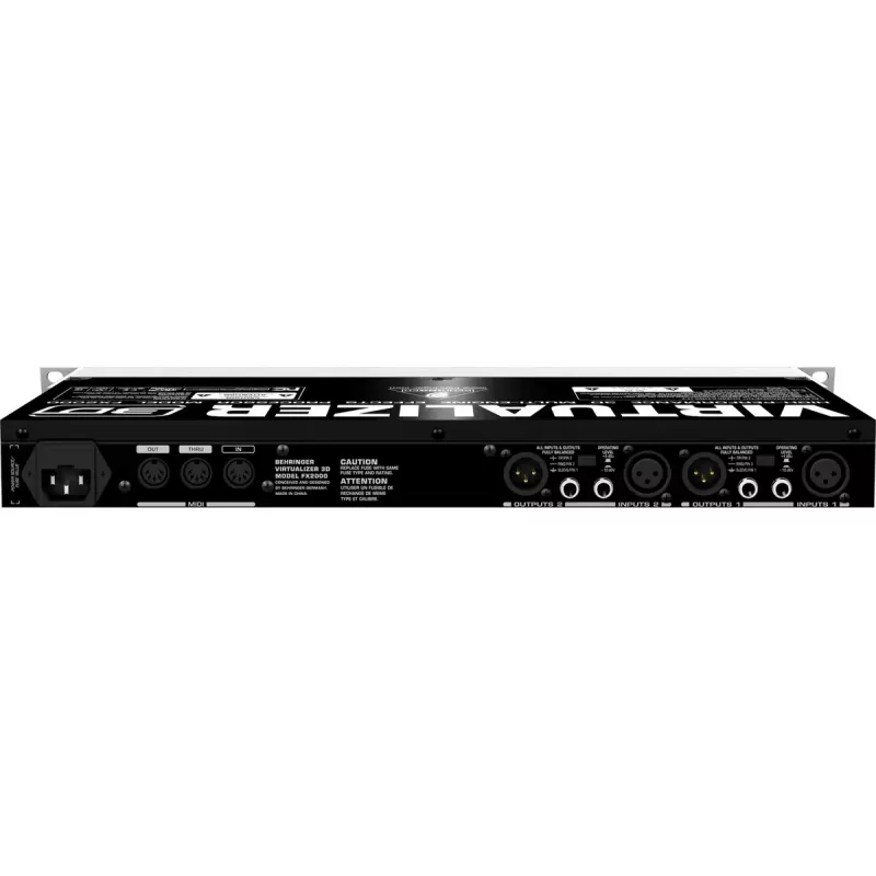 Efektový procesor Behringer FX2000 44,5 mm šírka 483 mm hĺbka 217 mm výška