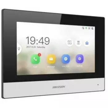 Masterstation Hikvision DS-KH6320-WTE2(B) čierna sivá Wi-Fi Ethernet