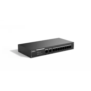 Dahua Technology PoE SG1010LP Unmanaged L2 Gigabit Ethernet (10/100/1000) Power over Ethernet (PoE) čierna