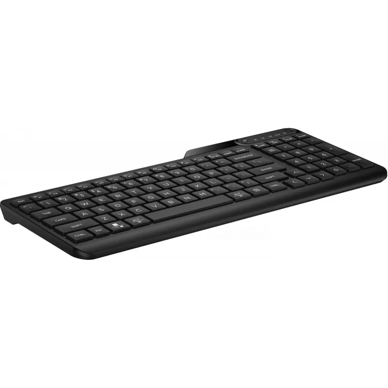 Bezdrôtová myš HP 475 Dual-Mode — QWERTY v plnej veľkosti, RF + Bluetooth 5.3, numerická klávesnica, čierna, 376×153×19 mm