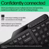 Bezdrôtová myš HP 475 Dual-Mode — QWERTY v plnej veľkosti, RF + Bluetooth 5.3, numerická klávesnica, čierna, 376×153×19 mm