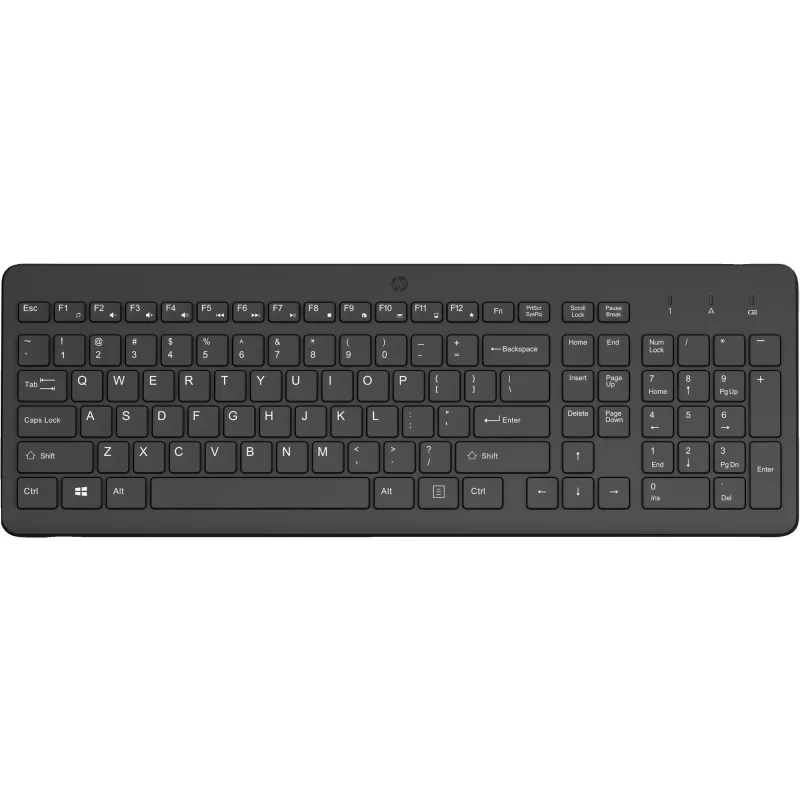 Bezdrôtová klávesnica HP 225 Full-Size Mechanical QWERTY čierna
