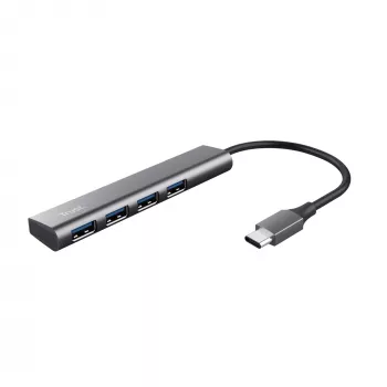 Trust Halyx USB 3.2 Gen 1 (3.1 Gen 1) Type-A 5 Mbit/s sivá