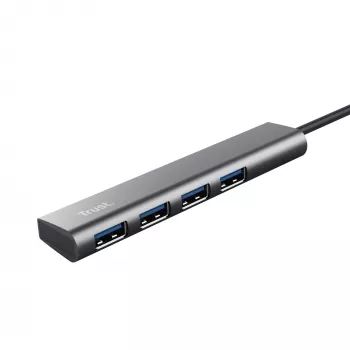 Trust Halyx USB 3.2 Gen 1 (3.1 Gen 1) Type-A 5 Mbit/s sivá