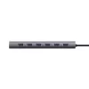 Trust Halyx 24967 7-portový USB hub, USB 3.2 Gen 1, Type-A, 5000 Mbit/s, strieborný