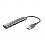 Trust Halyx USB 3.2 Gen 1 (3.1 Gen 1) Type-A 5 Mbit/s čierna, sivá