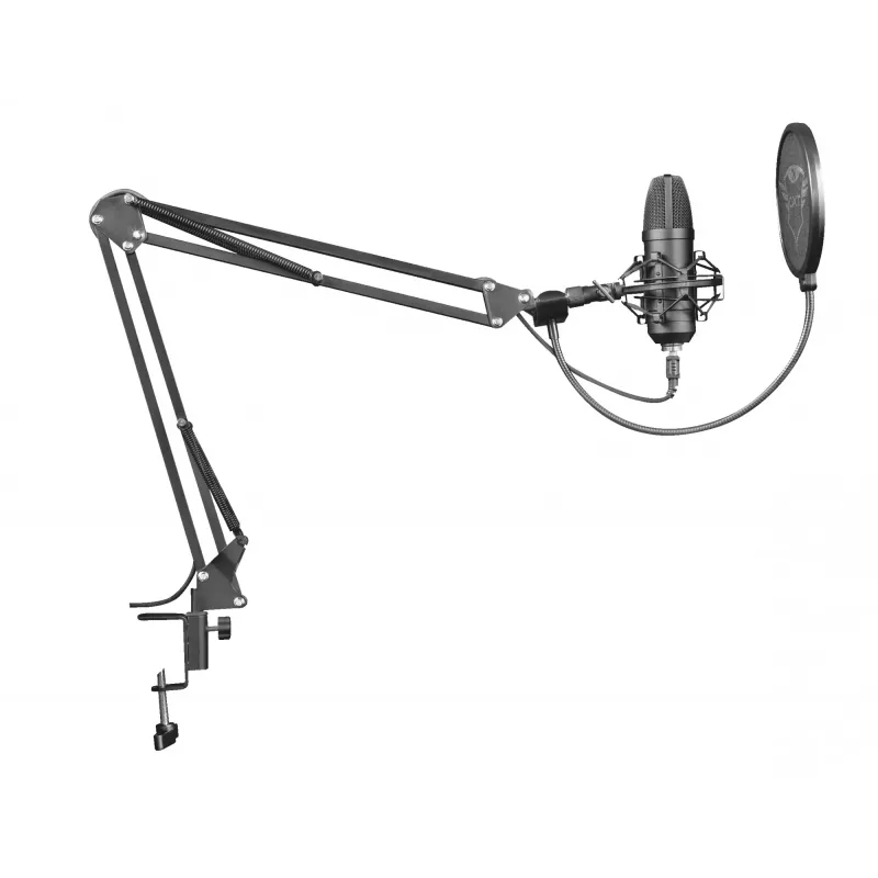 Trust GXT 252+ Emita Plus čierny štúdiový mikrofón
