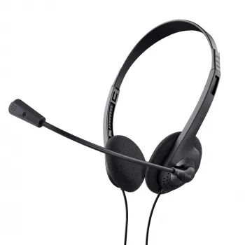 Trust 21665 slúchadlá/headset káblové do uší hovory/hudba čierne