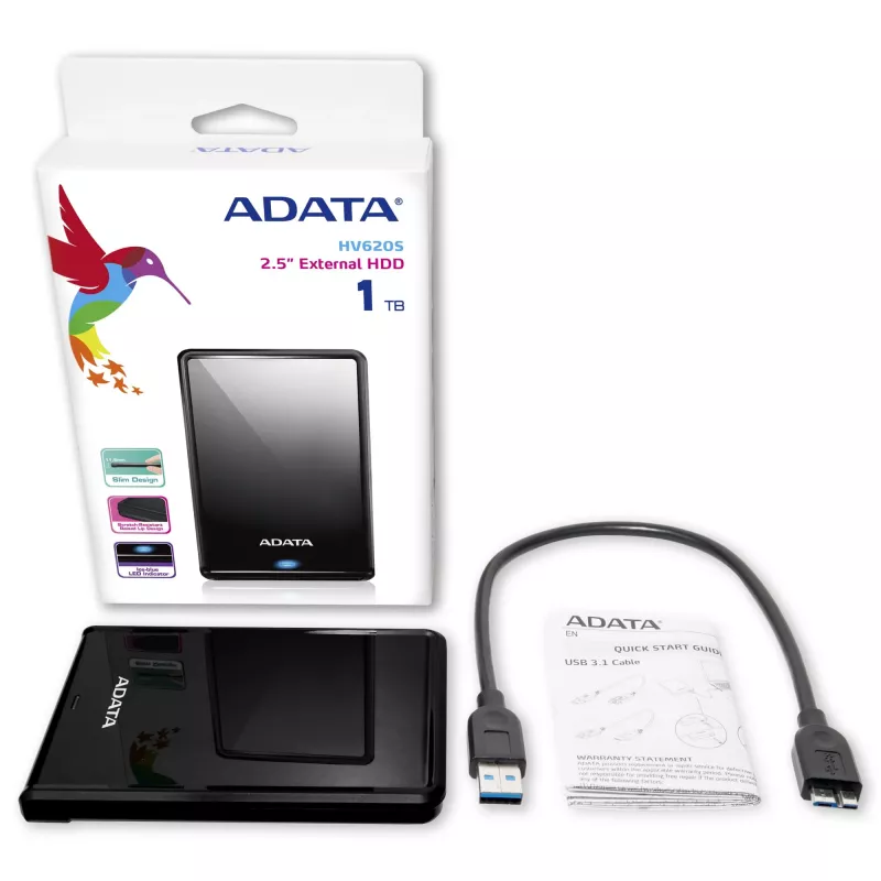 ADATA HV620S externý pevný disk 1 TB 2,5