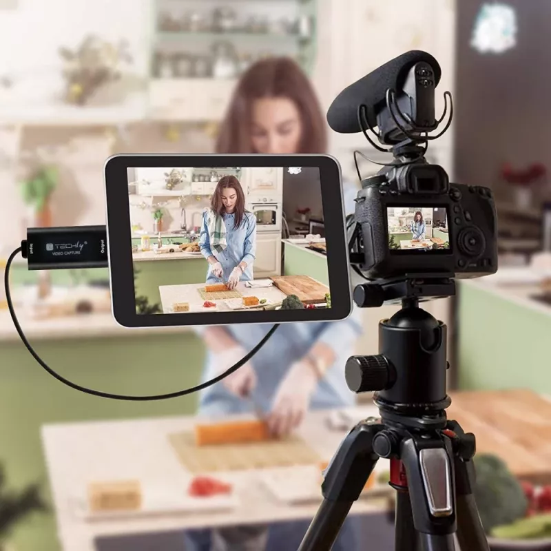 Techly I-USB-VIDEO-1080TY HDMI na USB záznamník videa, 1920x1080 (1080p)