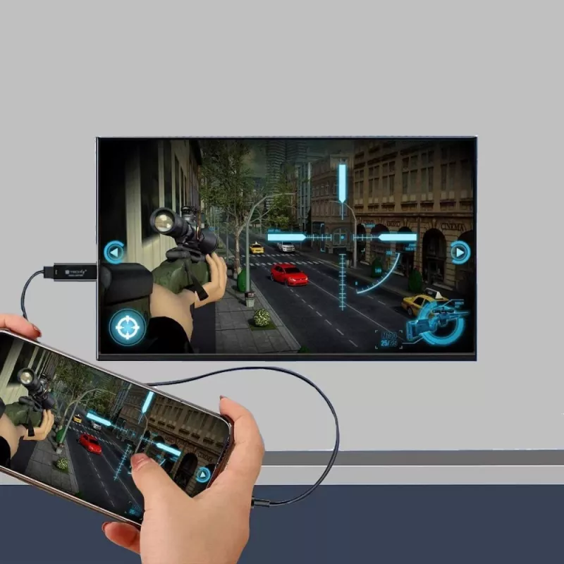 Techly I-USB-VIDEO-1080TY HDMI na USB záznamník videa, 1920x1080 (1080p)