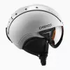 Lyžiarska prilba Casco SP-2 Carbonic Visor biela veľkosť S (52-54 cm)