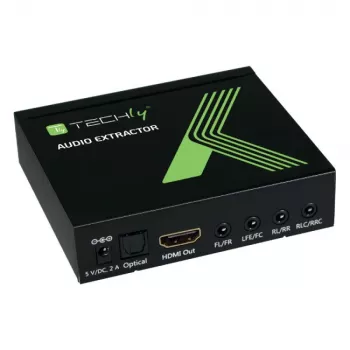 Techly audio extraktor 7.1 LPCM HDMI 4K UHD 3D IDATA HDMI-EA74K