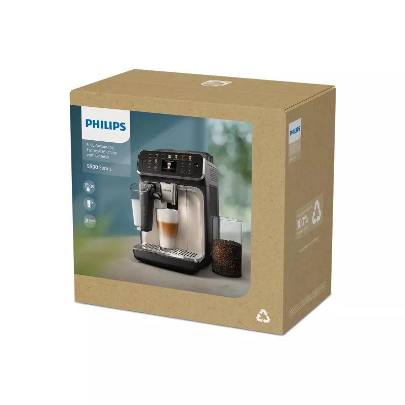 Philips 5500 series EP5545/70 kávovar plnoautomatický espresovač 1,8 L