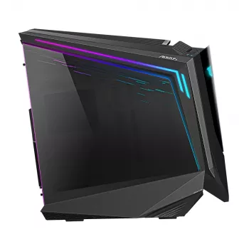 GIGABYTE AORUS C700 GLASS PC skriňa – Full-Tower, podporuje až E-ATX & 420-mm radiátory, predinštalované 5x 120-mm ventilátory, USB 3.1 Type-C, RGB Fusion