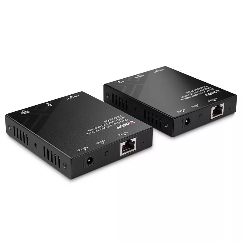 KVM extender Lindy 120 m Cat.6 HDMI a USB vysielač & prijímač