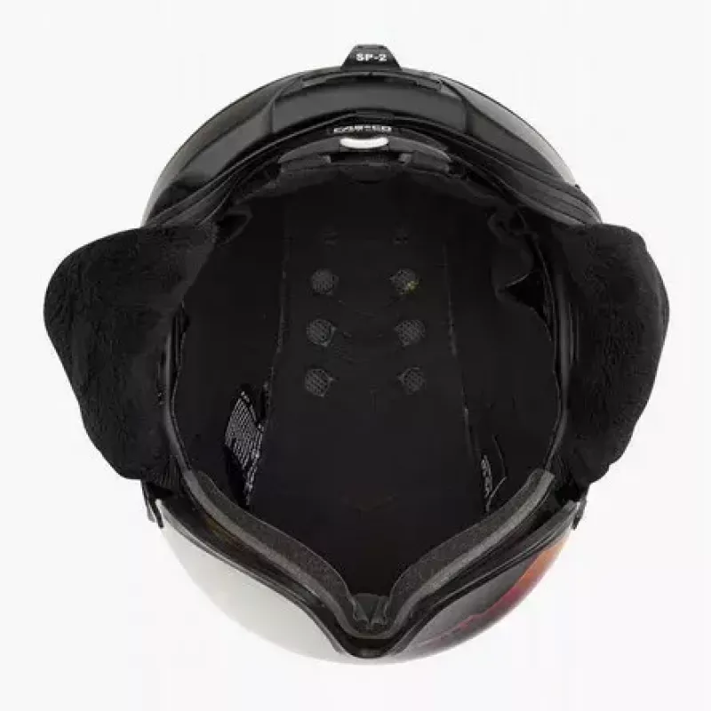 Lyžiarska prilba Casco SP-2 Carbonic Visor, veľkosť M (55–57 cm), čierna