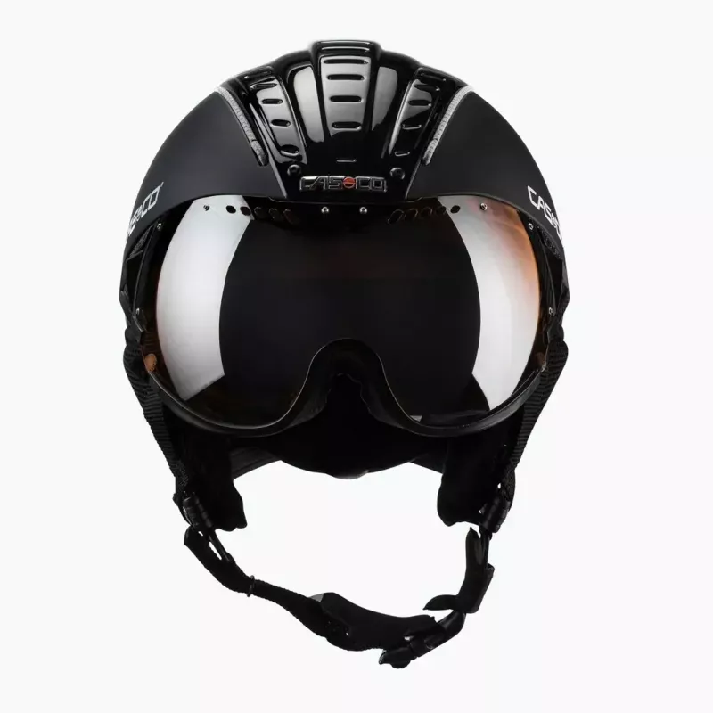 Lyžiarska prilba Casco SP-2 Carbonic Visor, veľkosť M (55–57 cm), čierna
