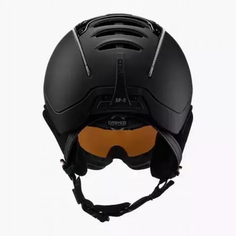 Lyžiarska prilba Casco SP-2 Carbonic Visor, veľkosť M (55–57 cm), čierna