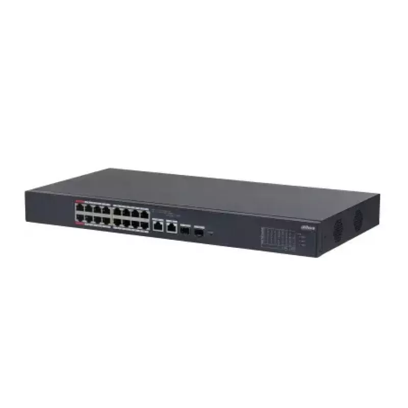 Dahua Technology DH-CS4218-16ET-190 sieťový switch Managed L2 Gigabit Ethernet (10/100/1000) Power over Ethernet (PoE) čierny