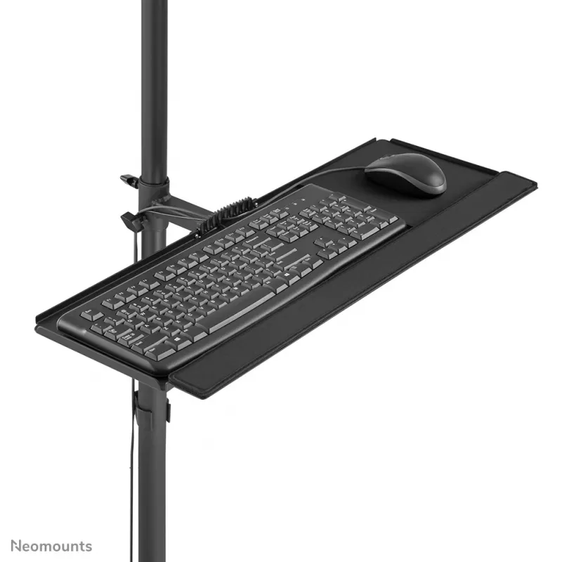 Neomounts FPMA-MOBILE1700 mobilné pracovisko, 10-32 palcov (25,4-81,3 cm), max. 8 kg, VESA 75x75-100x100, výška 94-175 cm, oceľ, čierne