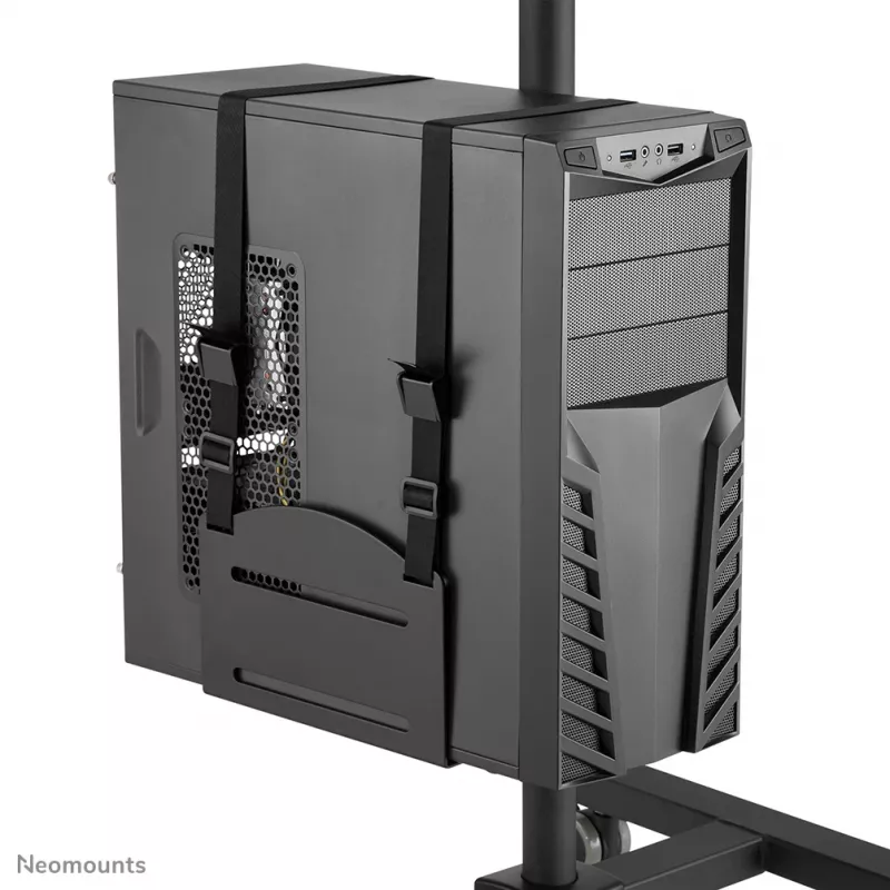 Neomounts FPMA-MOBILE1700 mobilné pracovisko, 10-32 palcov (25,4-81,3 cm), max. 8 kg, VESA 75x75-100x100, výška 94-175 cm, oceľ, čierne