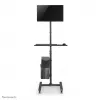 Neomounts FPMA-MOBILE1700 mobilné pracovisko, 10-32 palcov (25,4-81,3 cm), max. 8 kg, VESA 75x75-100x100, výška 94-175 cm, oceľ, čierne
