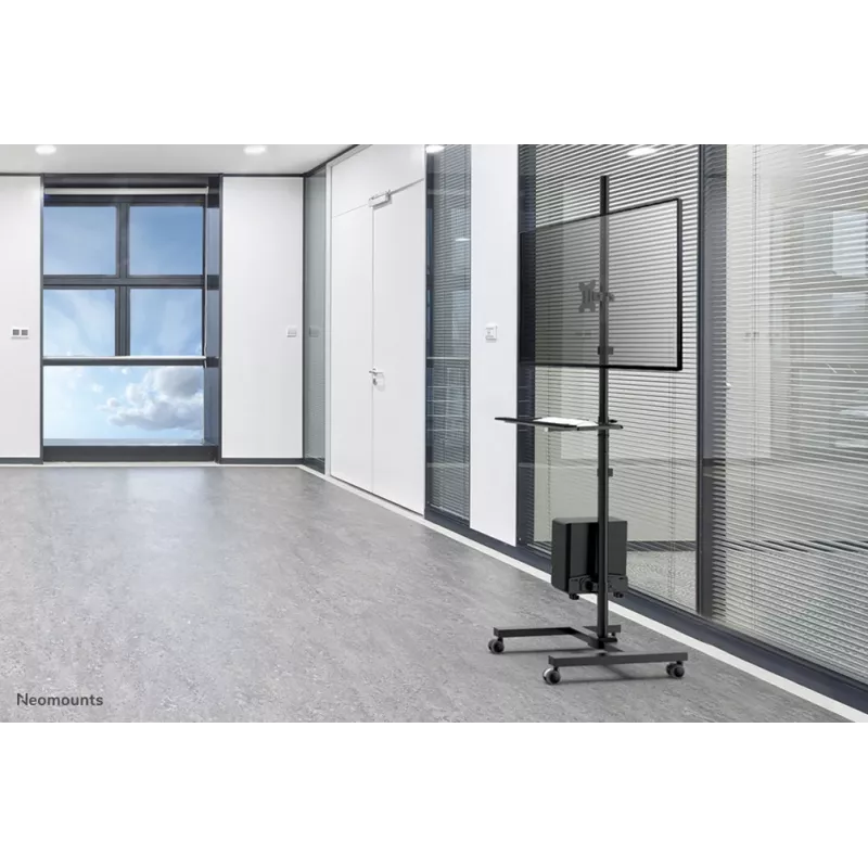 Neomounts FPMA-MOBILE1700 mobilné pracovisko, 10-32 palcov (25,4-81,3 cm), max. 8 kg, VESA 75x75-100x100, výška 94-175 cm, oceľ, čierne