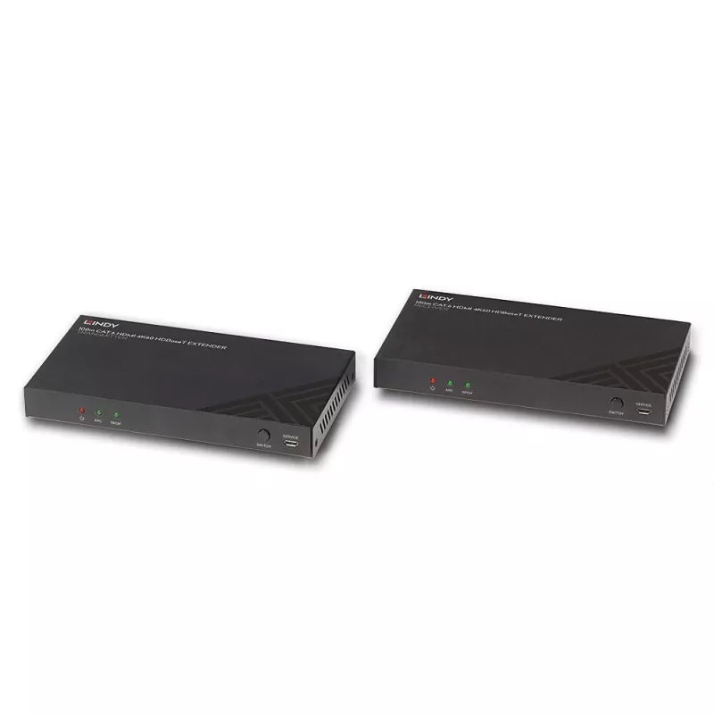 HDMI extender sada vysielač a prijímač Lindy 100 m Cat.6 4K60 Audio IR RS-232