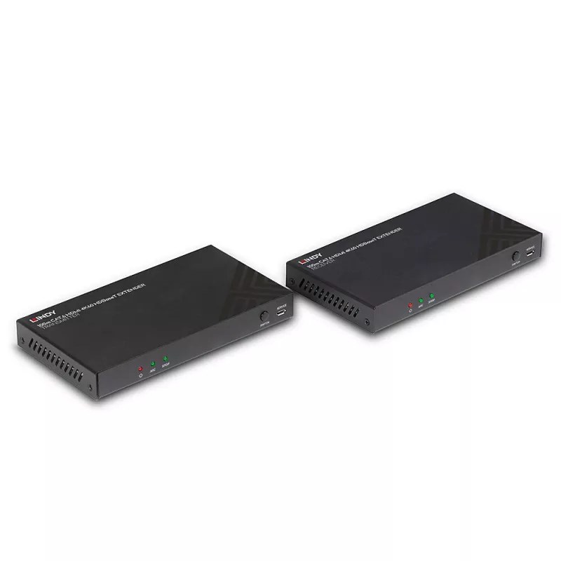 HDMI extender sada vysielač a prijímač Lindy 100 m Cat.6 4K60 Audio IR RS-232