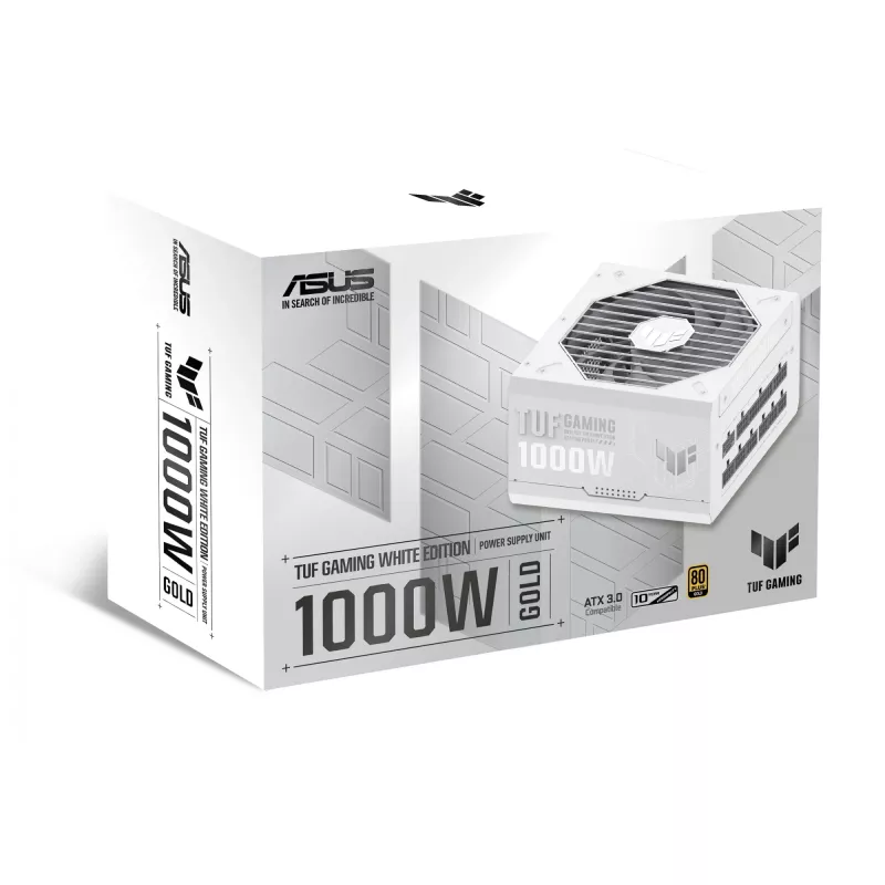 ASUS TUF Gaming 1000W Gold White Edition napájací zdroj 20+4 pin ATX ATX