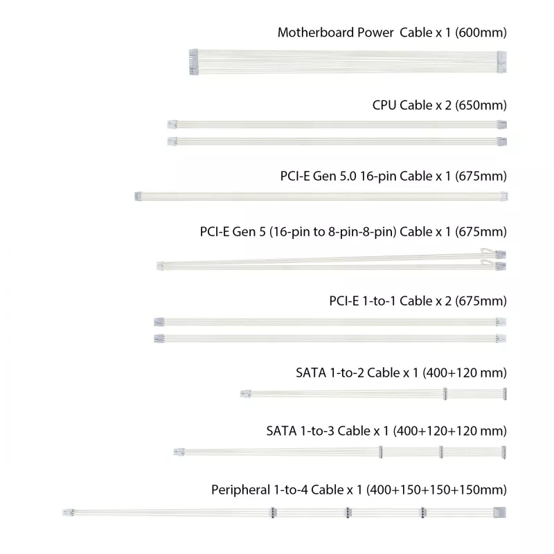ASUS TUF Gaming 1000W Gold White Edition napájací zdroj 20+4 pin ATX ATX