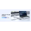 UGREEN Revodok CM511 USB-C hub 5v1 (15596), 3x USB-A, 4K HDMI, USB-C PD 100 W, sivý