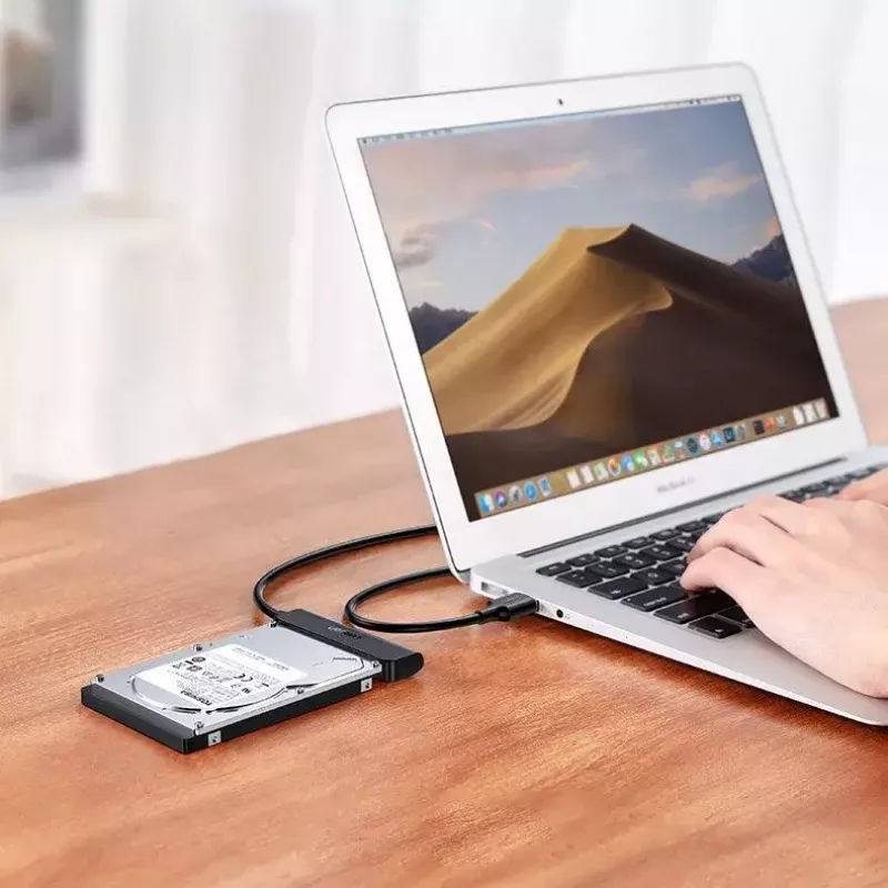 Externé puzdro 2,5 inch SATA III USB 3.0 UGREEN 70609 pre 2,5 inch SATA SSD/HDD, USB-A na SATA, 5 Gbit/s, čierne