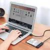 Externé puzdro 2,5 inch SATA III USB 3.0 UGREEN 70609 pre 2,5 inch SATA SSD/HDD, USB-A na SATA, 5 Gbit/s, čierne