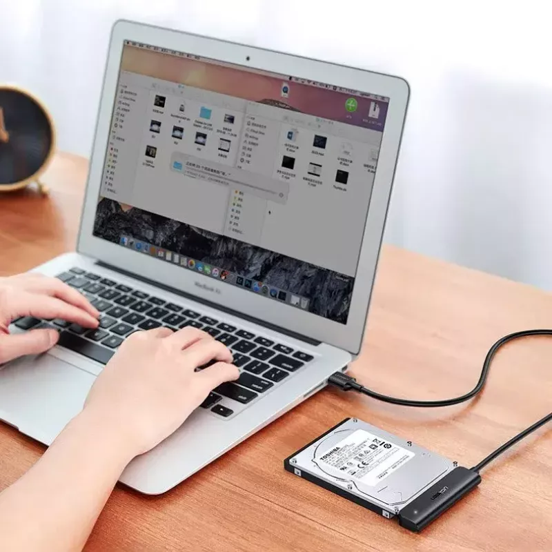 Externé puzdro 2,5 inch SATA III USB 3.0 UGREEN 70609 pre 2,5 inch SATA SSD/HDD, USB-A na SATA, 5 Gbit/s, čierne