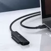 Externé puzdro 2,5 inch SATA III USB 3.0 UGREEN 70609 pre 2,5 inch SATA SSD/HDD, USB-A na SATA, 5 Gbit/s, čierne