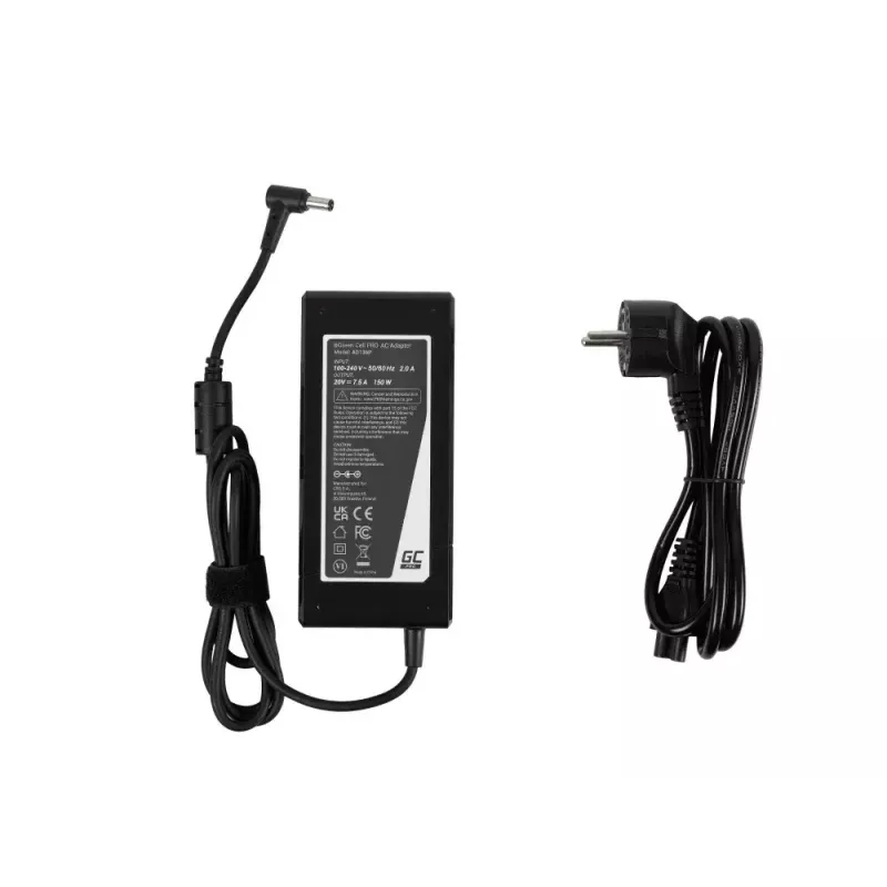 Napájací zdroj Green Cell AD136P univerzálny 150 W 20 V 7,5 A AC/DC čierny