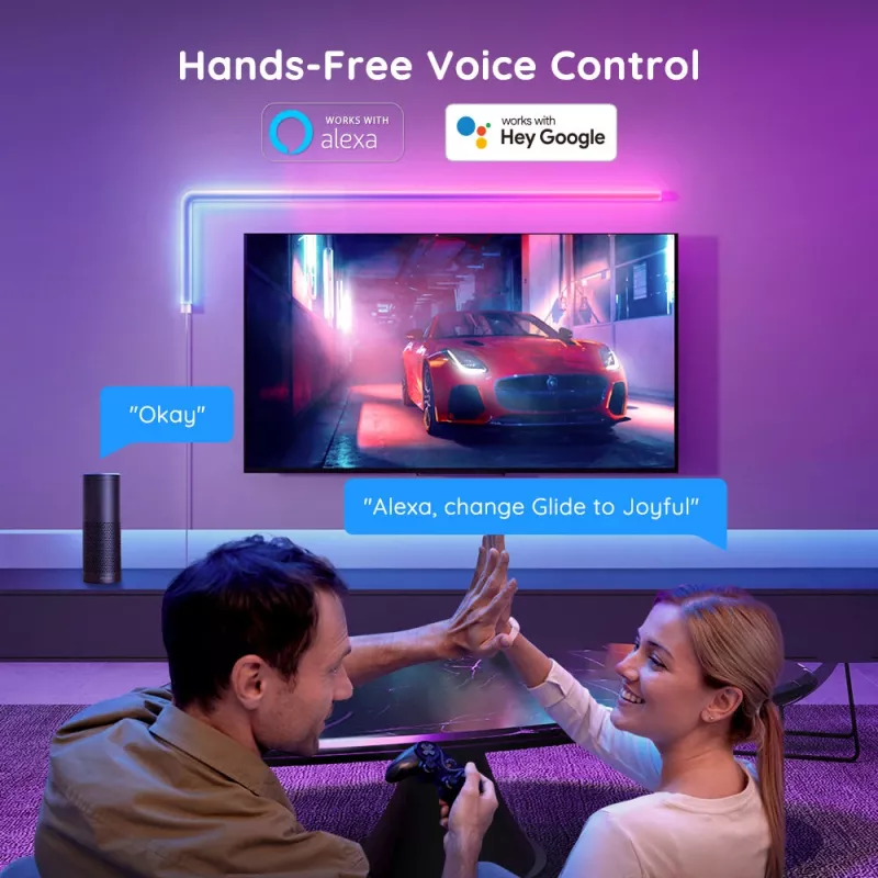 Govee H6062 inteligentné nástenné svetlo Wi-Fi/Bluetooth