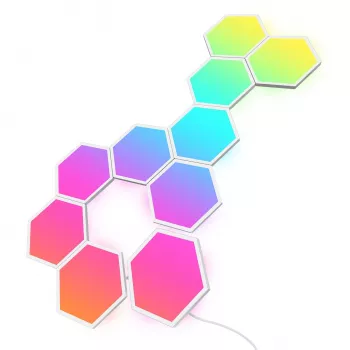 Inteligentný panel Govee Glide Hexa Light Panels Wi-Fi biela 10 kusov