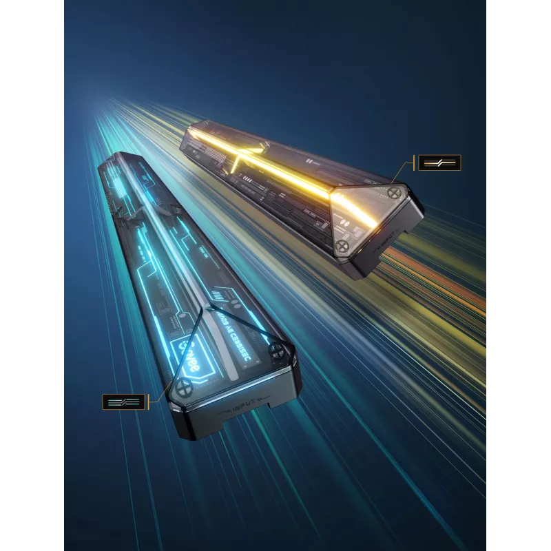 Inteligentné nástenné svetlo Govee Gaming Wall Lights (4+1) – WLAN/Bluetooth, viacfarebné, 4 kusy, 370×45×30 mm