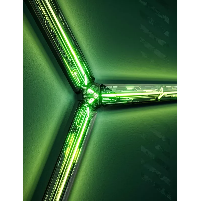 Inteligentné nástenné svetlo Govee Gaming Wall Lights (4+1) – WLAN/Bluetooth, viacfarebné, 4 kusy, 370×45×30 mm