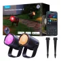 Vonkajší reflektor Govee H7093 RGBICWW 750 lm Wi-Fi 2,4 GHz, RGB + teplá biela