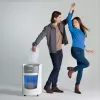 Leitz IQ OptiMax Small Office 350 mikrokrájačka skartovačka bezpečnostná trieda P5 22 l – biela