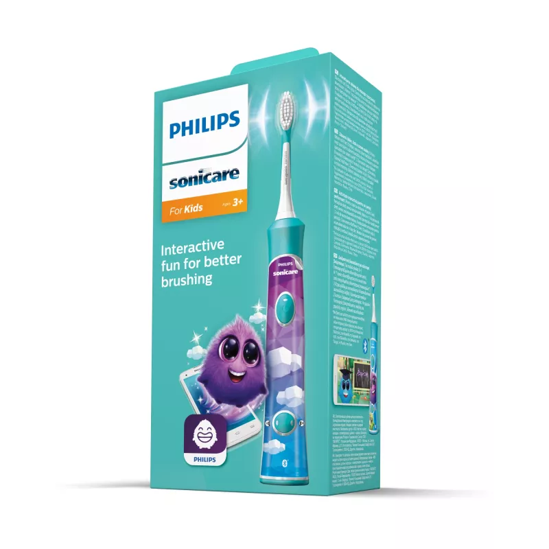 Philips Sonicare For Kids for Kids Connected HX6322/04 nabíjateľná elektrická sonická zubná kefka
