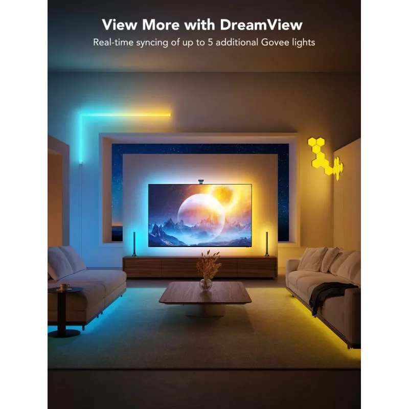 Inteligentný svetelný pás Govee H605C Wi-Fi/Bluetooth čierny 36W 3600mm